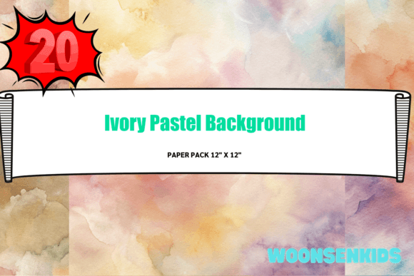 Download Popular Ivory Pastel Background Watercolor Png Kdp Digital Paper - Pastel background Collection
